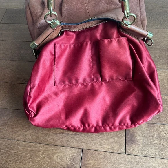 Coach Leather Madison Pinnacle Drifter Satchel in Cognac colour - Picture 12 of 15